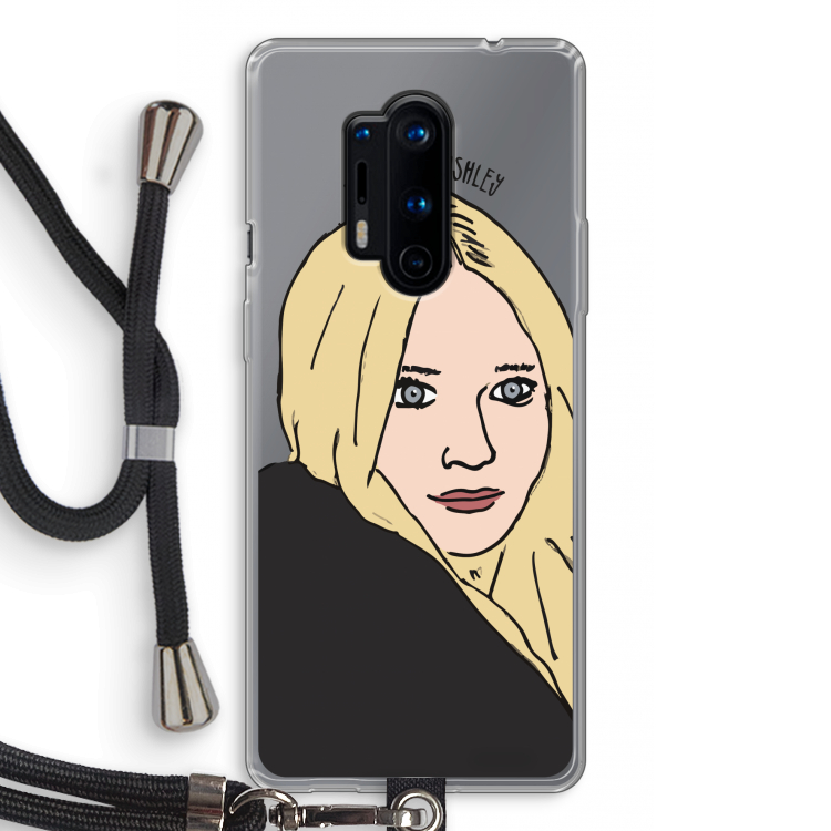 Ashley: OnePlus 8 Pro Transparant Hoesje met koord