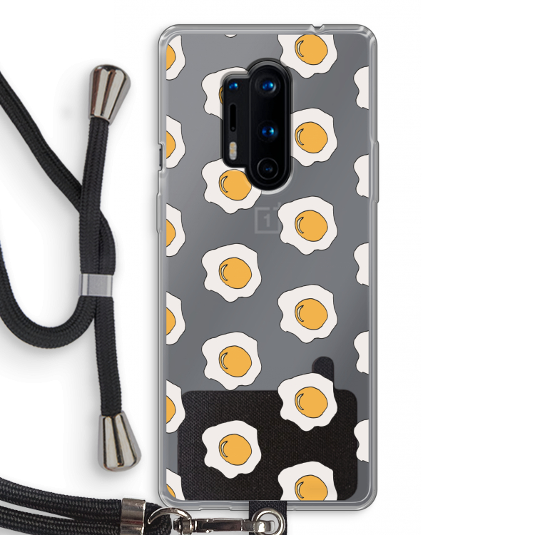Bacon to my eggs #1: OnePlus 8 Pro Transparant Hoesje met koord