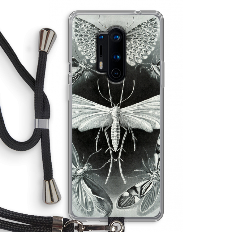 Haeckel Tineida: OnePlus 8 Pro Transparant Hoesje met koord