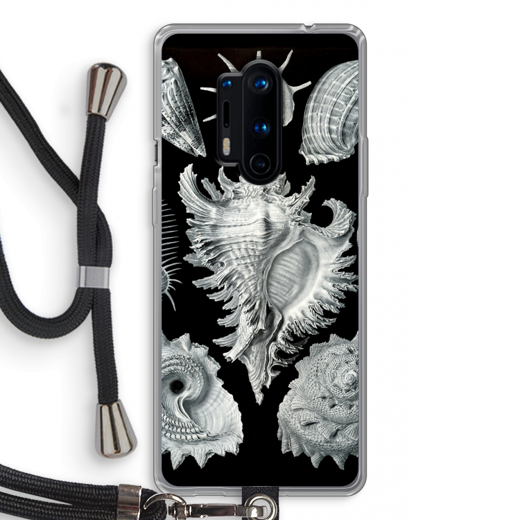 Haeckel Prosobranchia: OnePlus 8 Pro Transparant Hoesje met koord