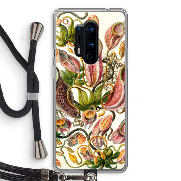 Haeckel Nepenthaceae: OnePlus 8 Pro Transparant Hoesje met koord
