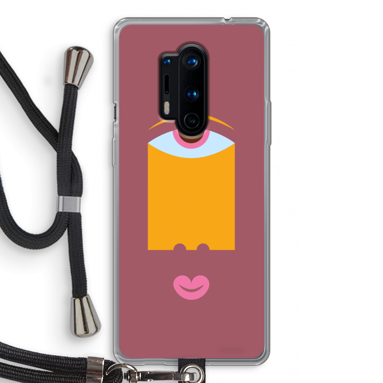 Mono V: OnePlus 8 Pro Transparant Hoesje met koord