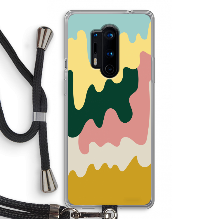 Baar B: OnePlus 8 Pro Transparant Hoesje met koord