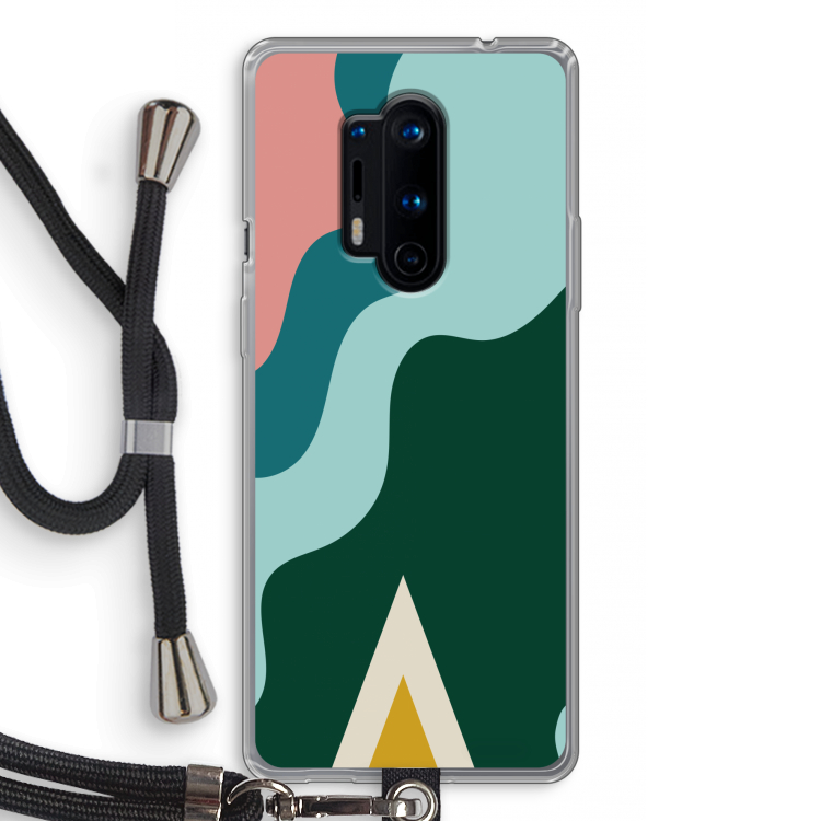 Noor B: OnePlus 8 Pro Transparant Hoesje met koord