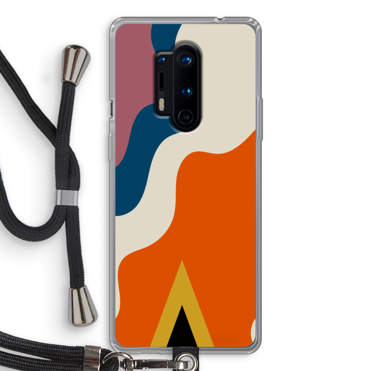 Noor A: OnePlus 8 Pro Transparant Hoesje met koord