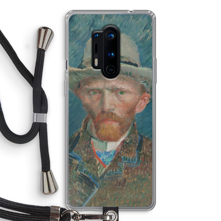 Van Gogh: OnePlus 8 Pro Transparant Hoesje met koord