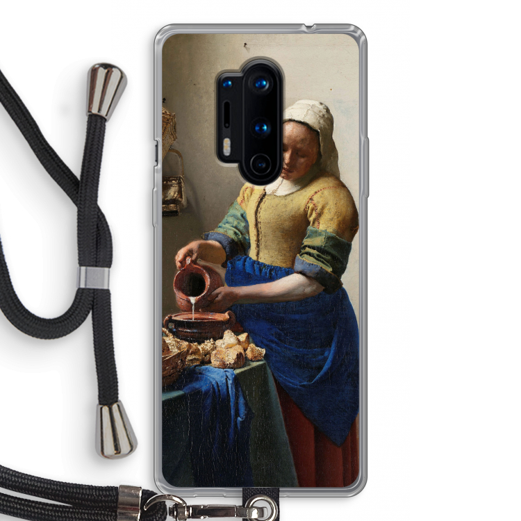 The Milkmaid: OnePlus 8 Pro Transparant Hoesje met koord