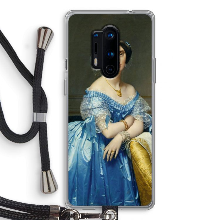 Eleonore: OnePlus 8 Pro Transparant Hoesje met koord