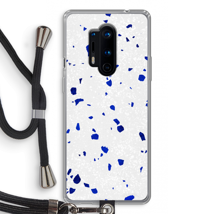 Terrazzo N°5: OnePlus 8 Pro Transparant Hoesje met koord