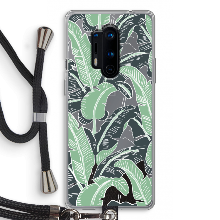 This Sh*t Is Bananas: OnePlus 8 Pro Transparant Hoesje met koord