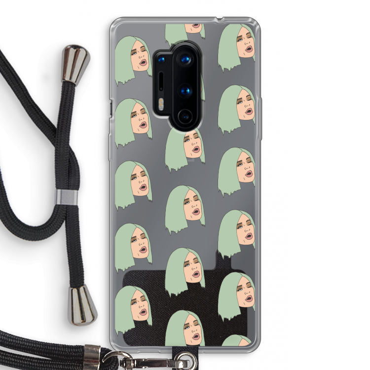 King Kylie: OnePlus 8 Pro Transparant Hoesje met koord