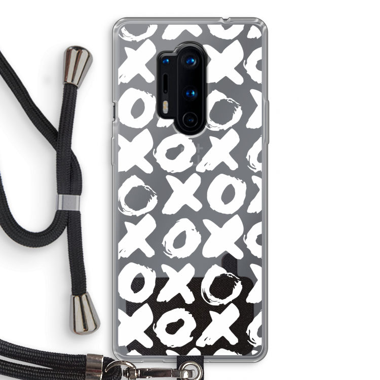 XOXO: OnePlus 8 Pro Transparant Hoesje met koord