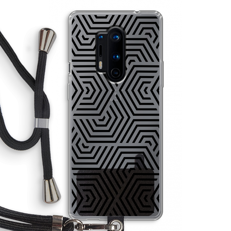 Magic pattern: OnePlus 8 Pro Transparant Hoesje met koord