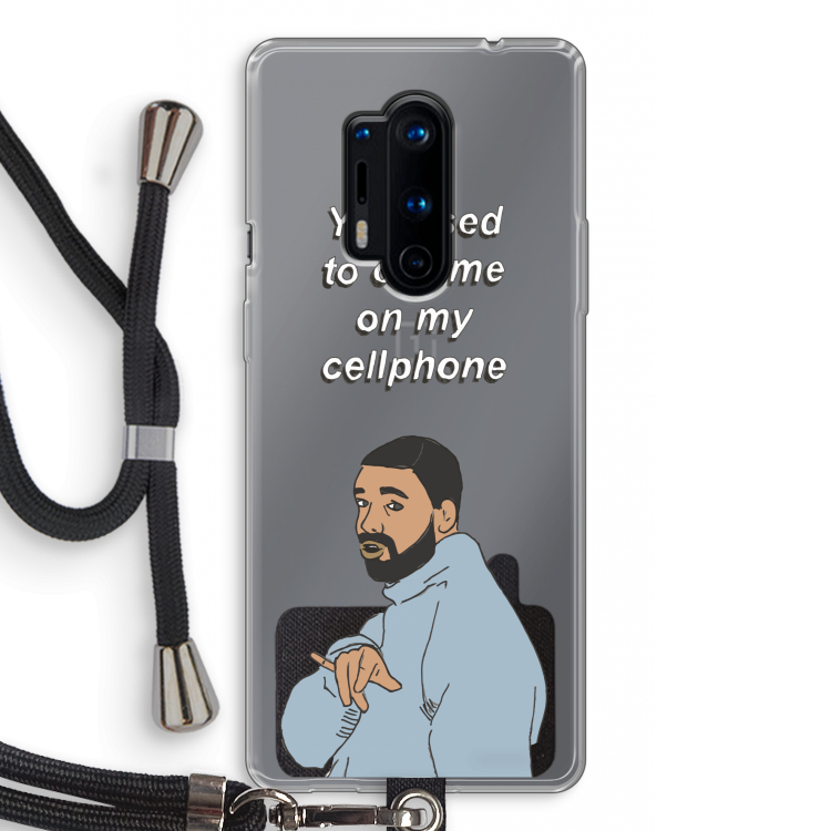 Hotline bling: OnePlus 8 Pro Transparant Hoesje met koord