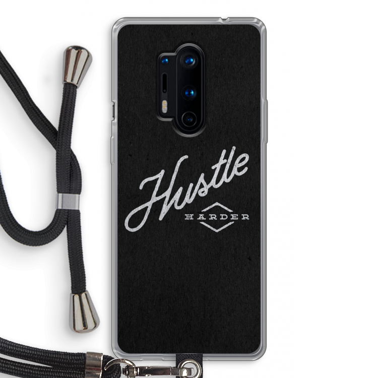 Hustle: OnePlus 8 Pro Transparant Hoesje met koord
