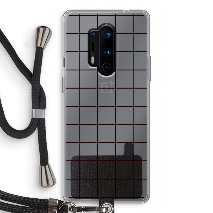 Rooster: OnePlus 8 Pro Transparant Hoesje met koord