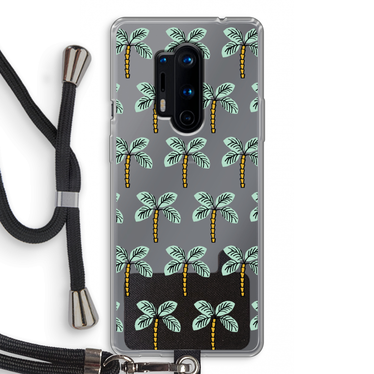 Paradise: OnePlus 8 Pro Transparant Hoesje met koord