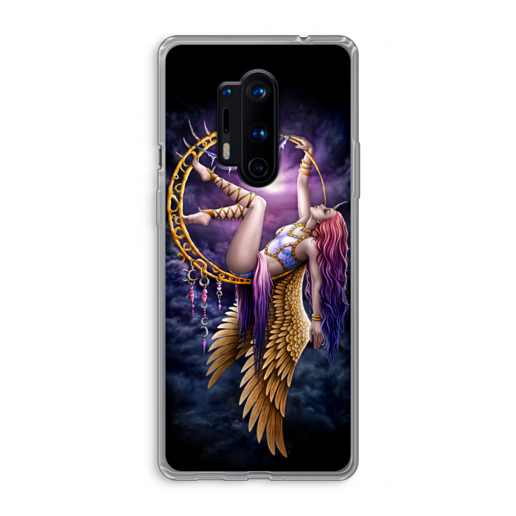 Aerial Angel: OnePlus 8 Pro Transparant Hoesje