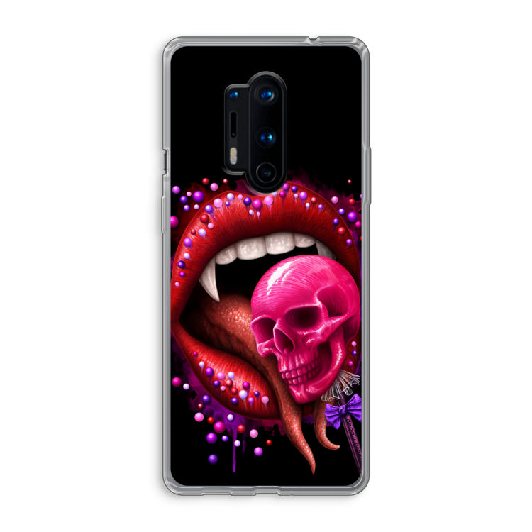 Dodelijk zoet: OnePlus 8 Pro Transparant Hoesje
