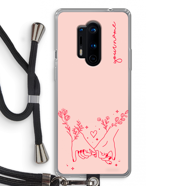Best Friends: OnePlus 8 Pro Transparant Hoesje met koord