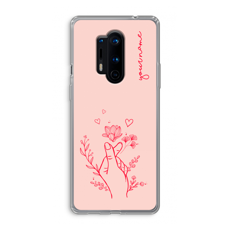 Giving Flowers: OnePlus 8 Pro Transparant Hoesje