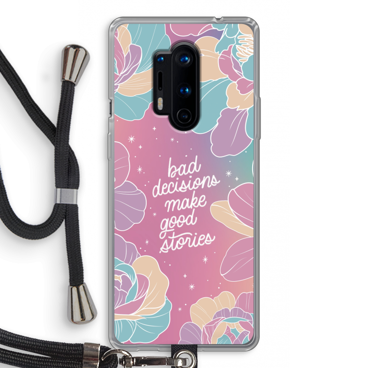Good stories: OnePlus 8 Pro Transparant Hoesje met koord