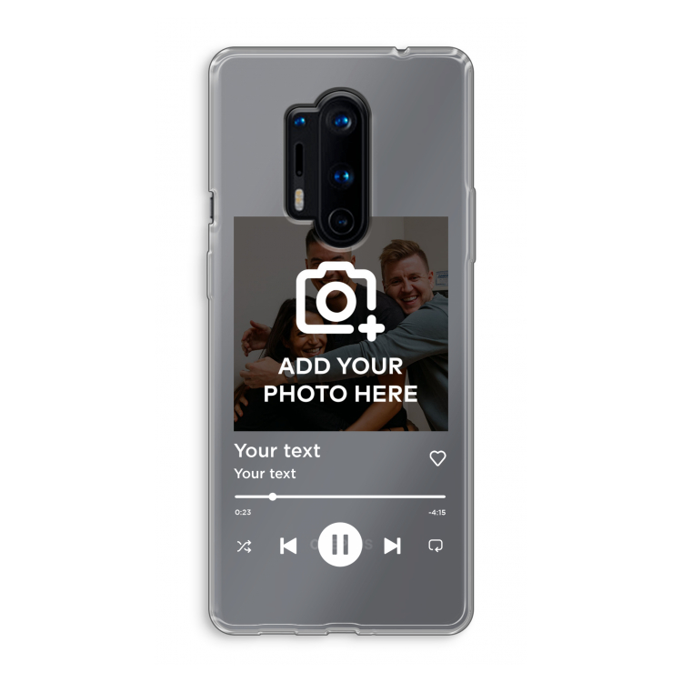 Music Player: OnePlus 8 Pro Transparant Hoesje
