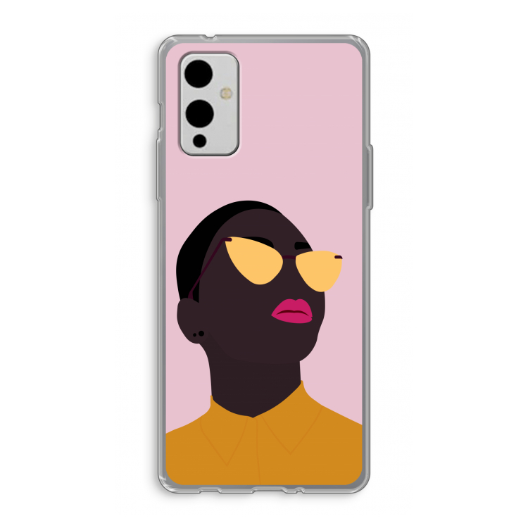 Yellow glasses: OnePlus 9 Transparant Hoesje