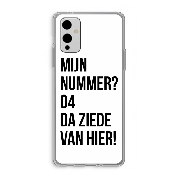 Da ziede van hier: OnePlus 9 Transparant Hoesje