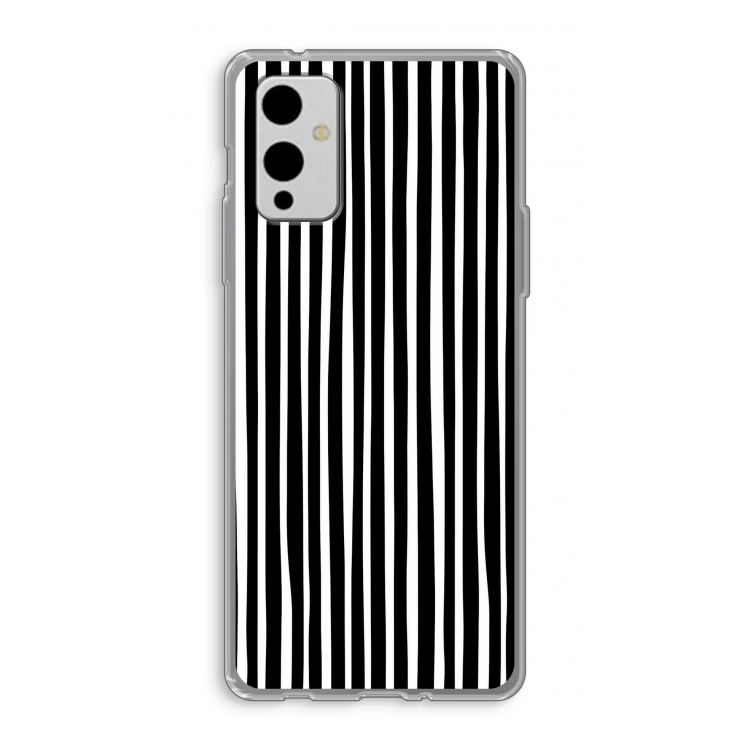Stripes: OnePlus 9 Transparant Hoesje