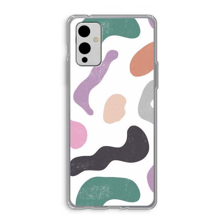 Memphis Shapes: OnePlus 9 Transparant Hoesje