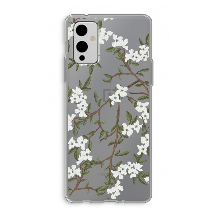Blossoming spring: OnePlus 9 Transparant Hoesje