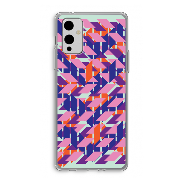 Skew Blush 3: OnePlus 9 Transparant Hoesje