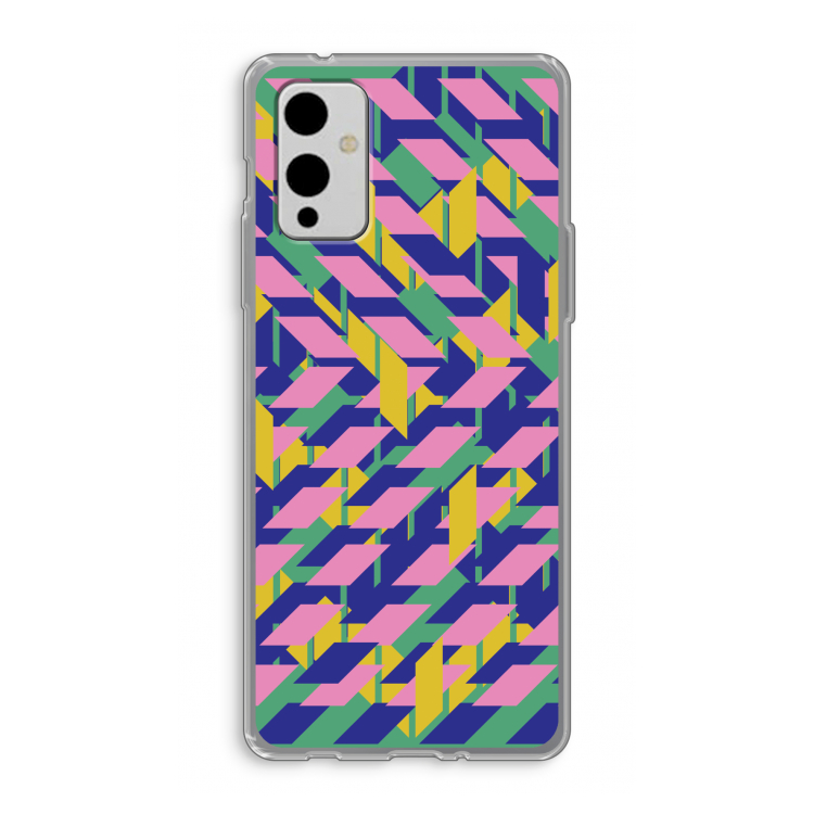 Skew Blush 1: OnePlus 9 Transparant Hoesje