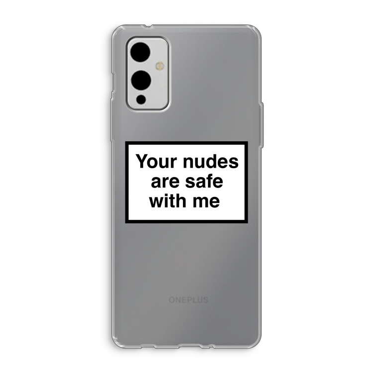 Safe with me: OnePlus 9 Transparant Hoesje