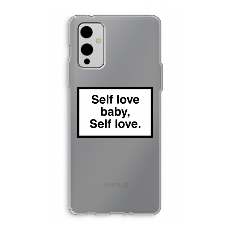 Self love: OnePlus 9 Transparant Hoesje