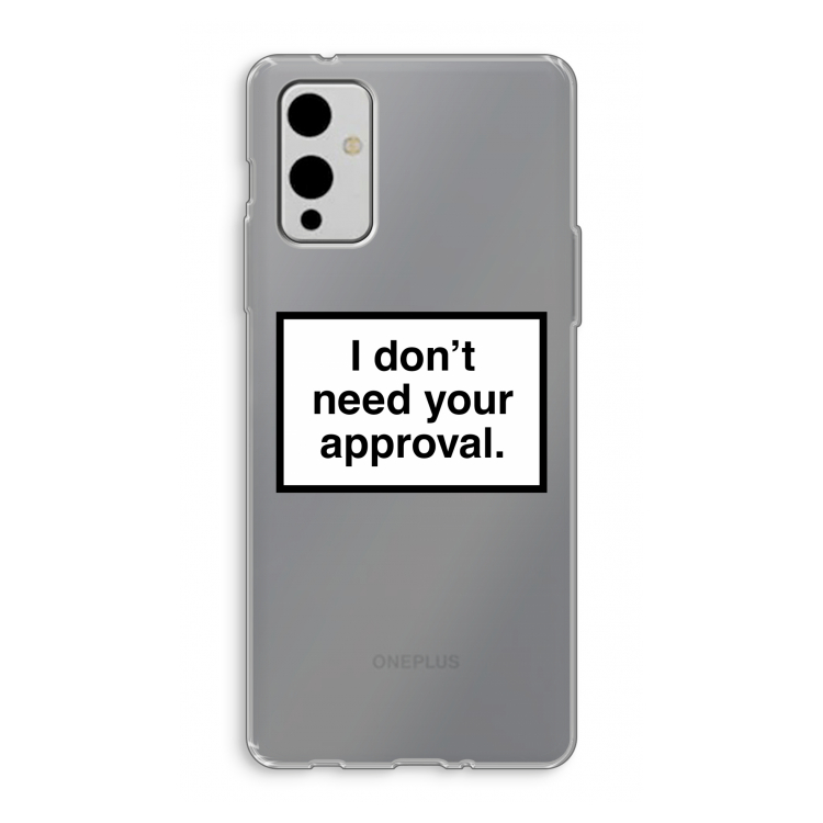 Don't need approval: OnePlus 9 Transparant Hoesje