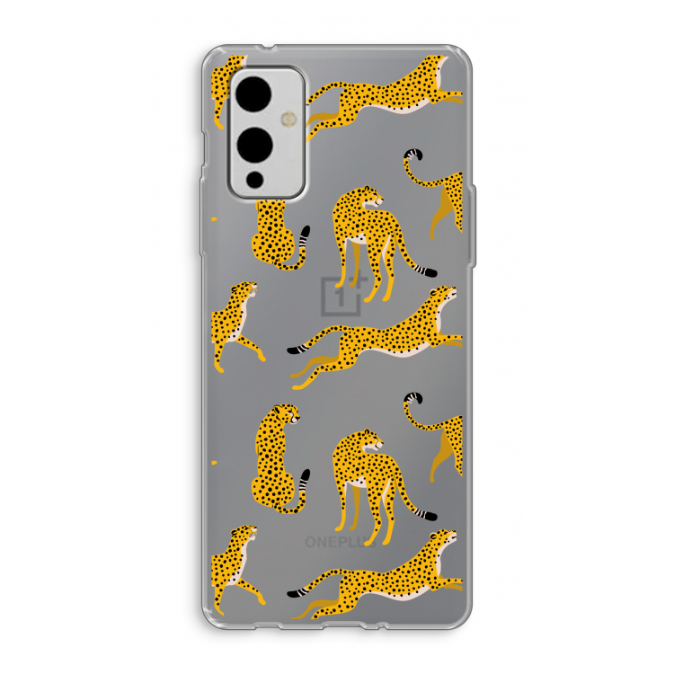 Luipaard: OnePlus 9 Transparant Hoesje