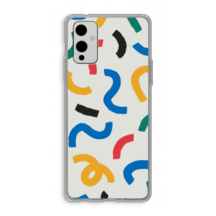 Illustratieve pop 2: OnePlus 9 Transparant Hoesje