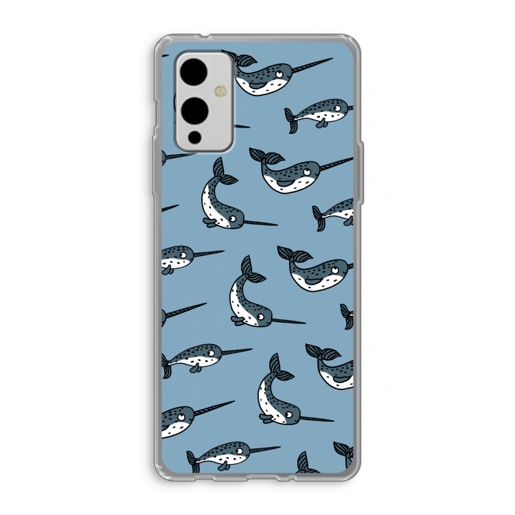 Narwhal: OnePlus 9 Transparant Hoesje