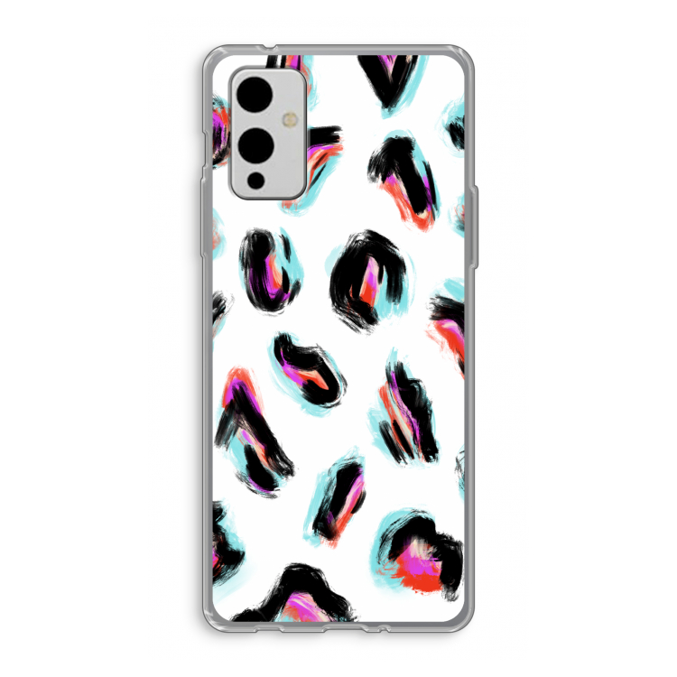 Cheetah color: OnePlus 9 Transparant Hoesje