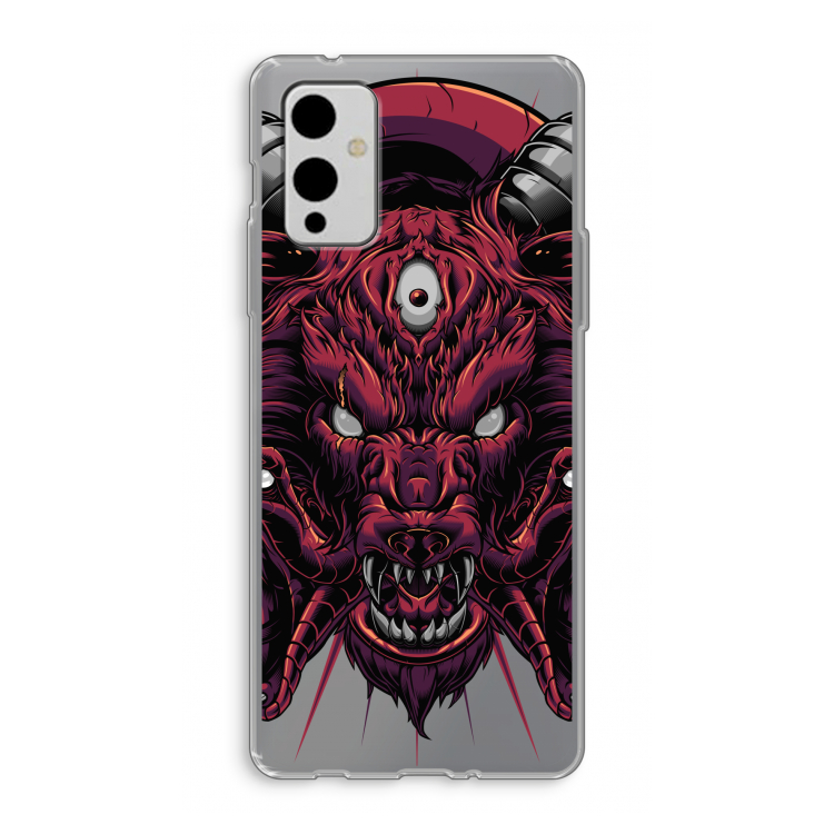 Hell Hound and Serpents: OnePlus 9 Transparant Hoesje