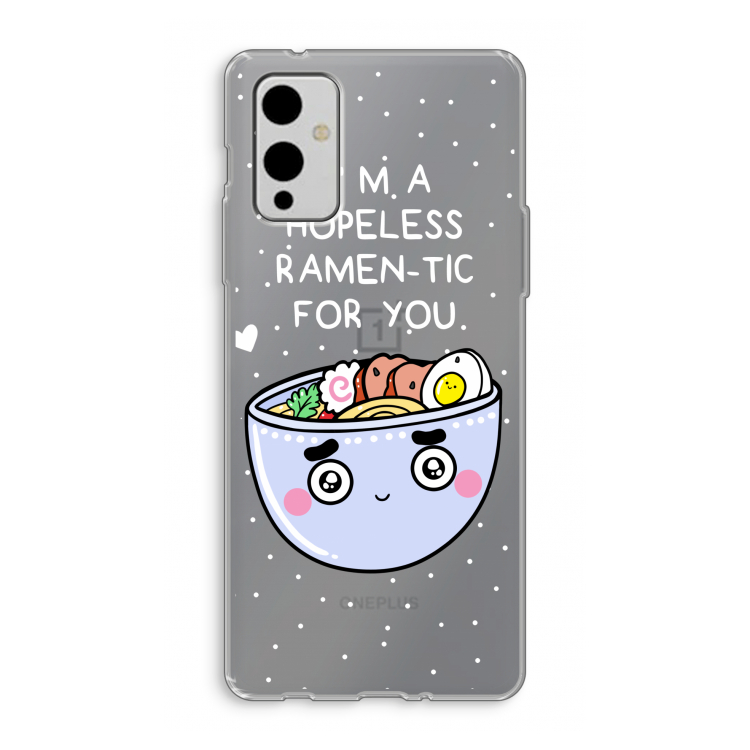 I'm A Hopeless Ramen-Tic For You: OnePlus 9 Transparant Hoesje