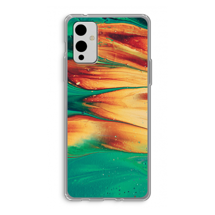 Green Inferno: OnePlus 9 Transparant Hoesje