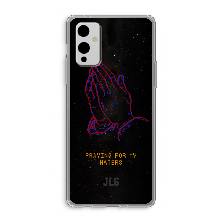 Praying For My Haters: OnePlus 9 Transparant Hoesje