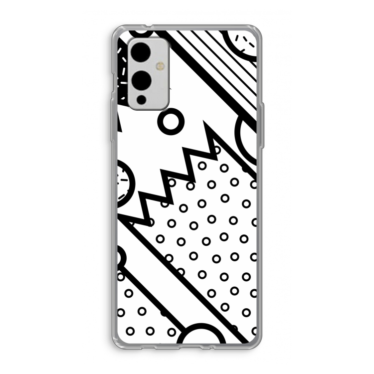 Pop Art #4: OnePlus 9 Transparant Hoesje