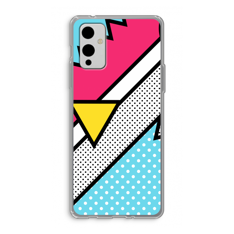 Pop Art #3: OnePlus 9 Transparant Hoesje