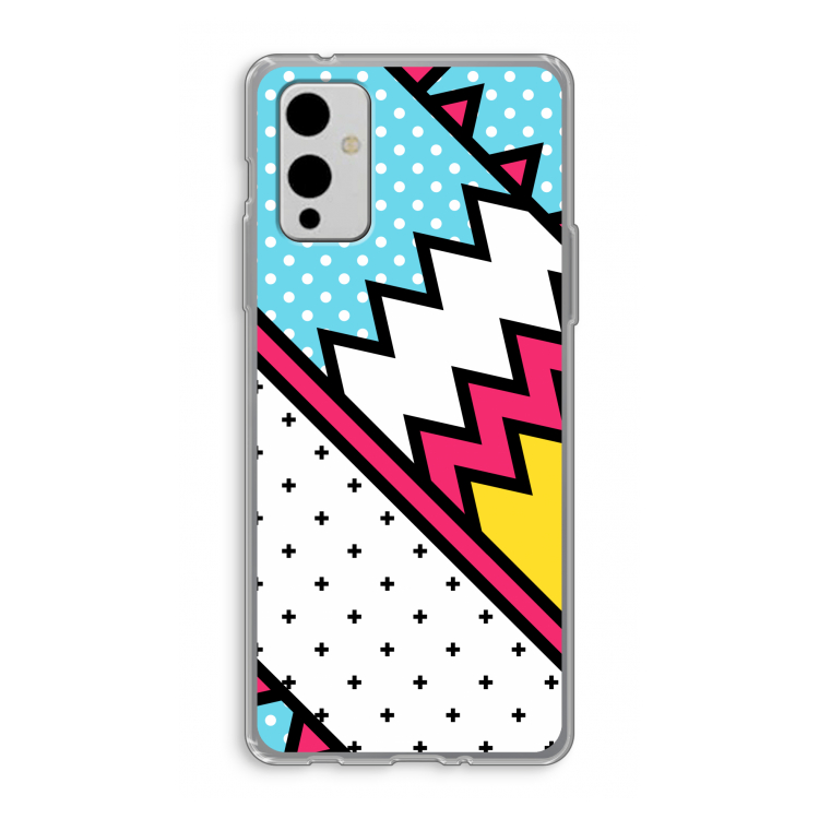 Pop Art #2: OnePlus 9 Transparant Hoesje
