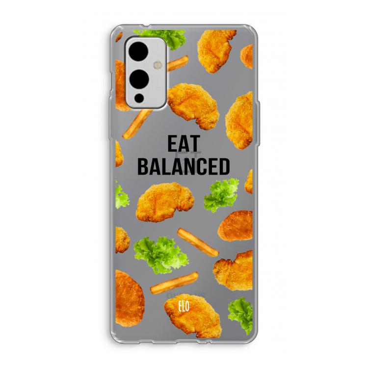 Eat Balanced: OnePlus 9 Transparant Hoesje