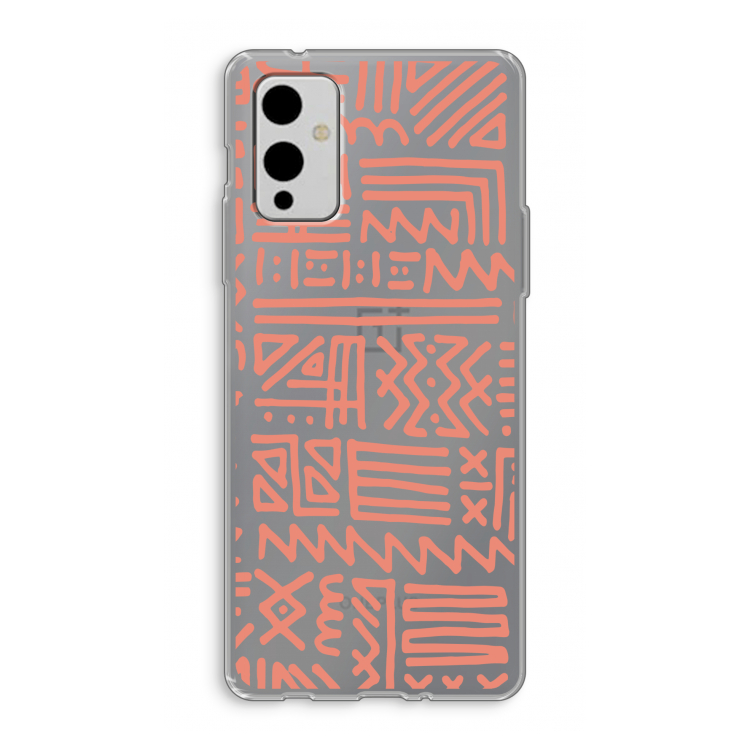 Marrakech Pink: OnePlus 9 Transparant Hoesje